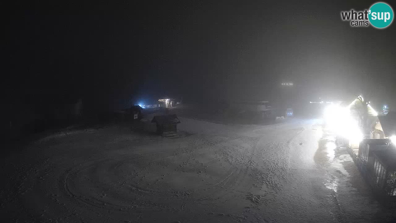 SKI Kranjska Gora webcam – Spiaggia – Piste Kekec e Mojca