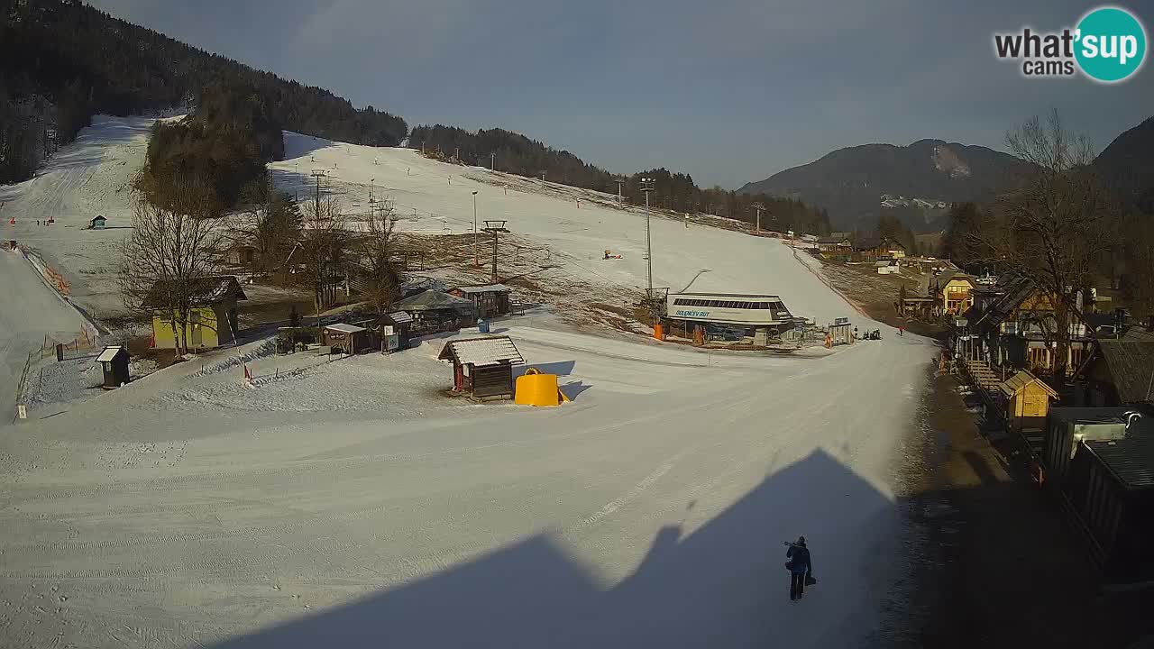 SKI Kranjska Gora webcam – Spiaggia – Piste Kekec e Mojca