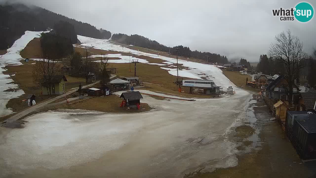 Kranjska Gora kamera Plaža – center dogajanja