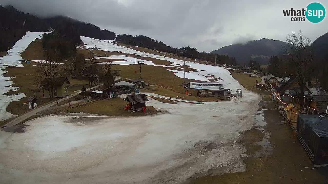 Kranjska Gora kamera Plaža – center dogajanja