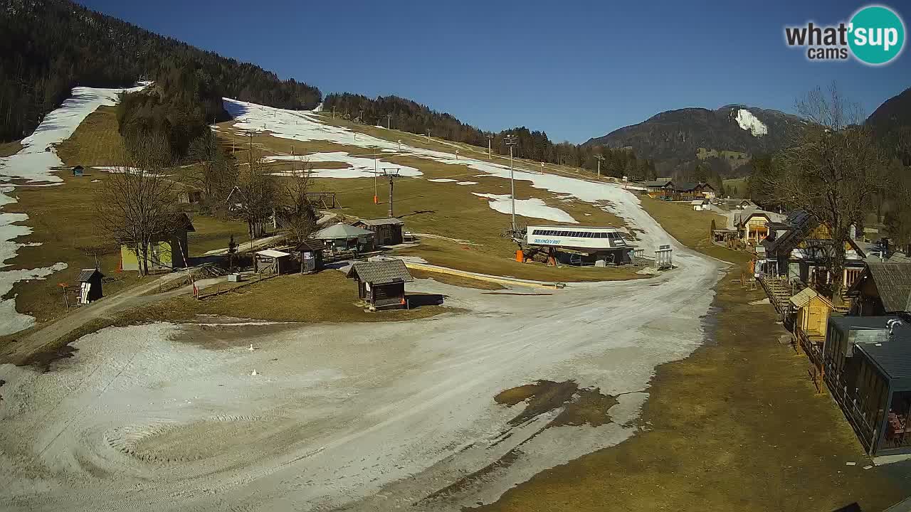 SKI Kranjska Gora webcam – Spiaggia – Piste Kekec e Mojca