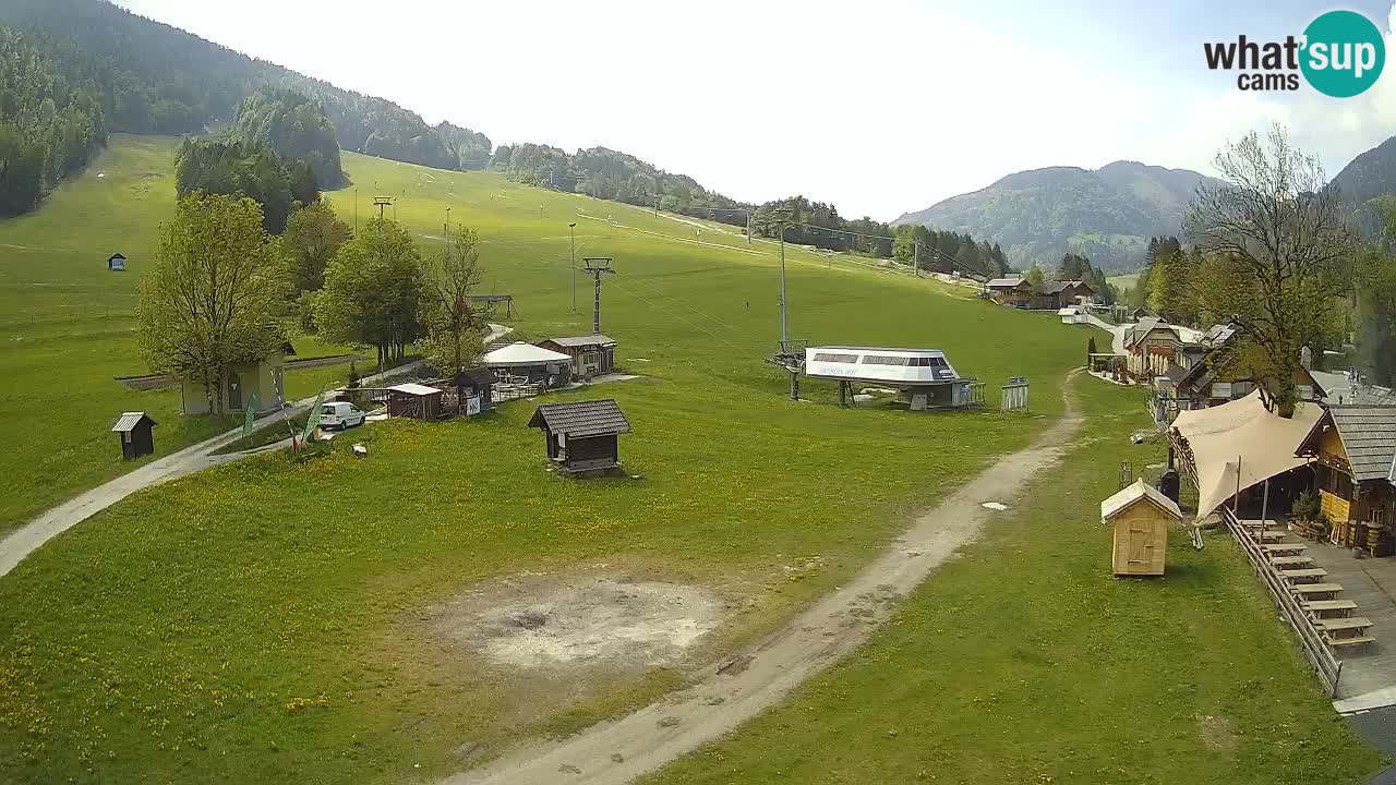 SKI Kranjska Gora webcam – Spiaggia – Piste Kekec e Mojca
