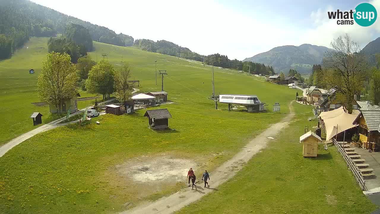 SKI Kranjska Gora webcam – Spiaggia – Piste Kekec e Mojca