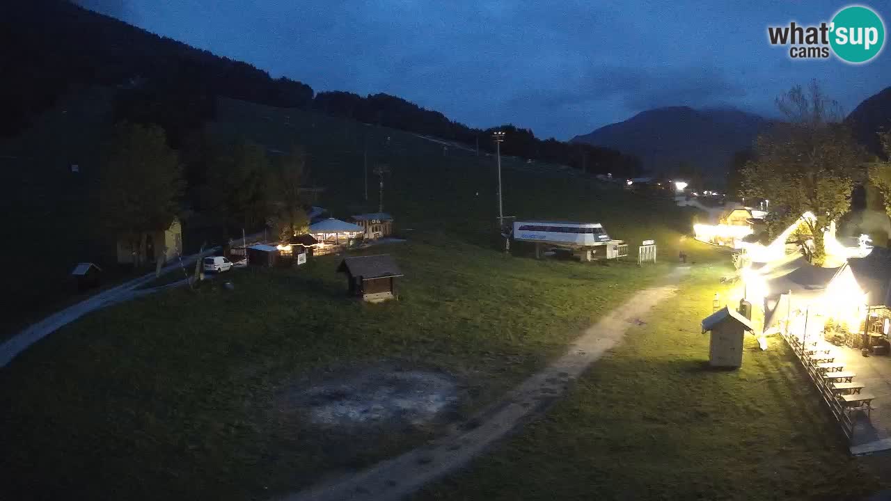 SKI Kranjska Gora webcam – Spiaggia – Piste Kekec e Mojca