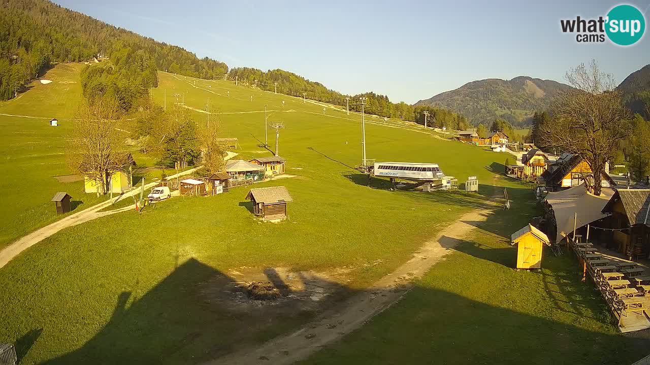 SKI Kranjska Gora webcam – Spiaggia – Piste Kekec e Mojca