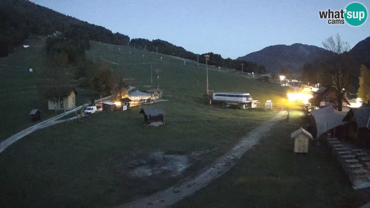 SKI Kranjska Gora webcam – Spiaggia – Piste Kekec e Mojca