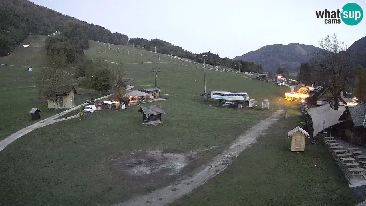 SKI Kranjska Gora webcam – Spiaggia – Piste Kekec e Mojca