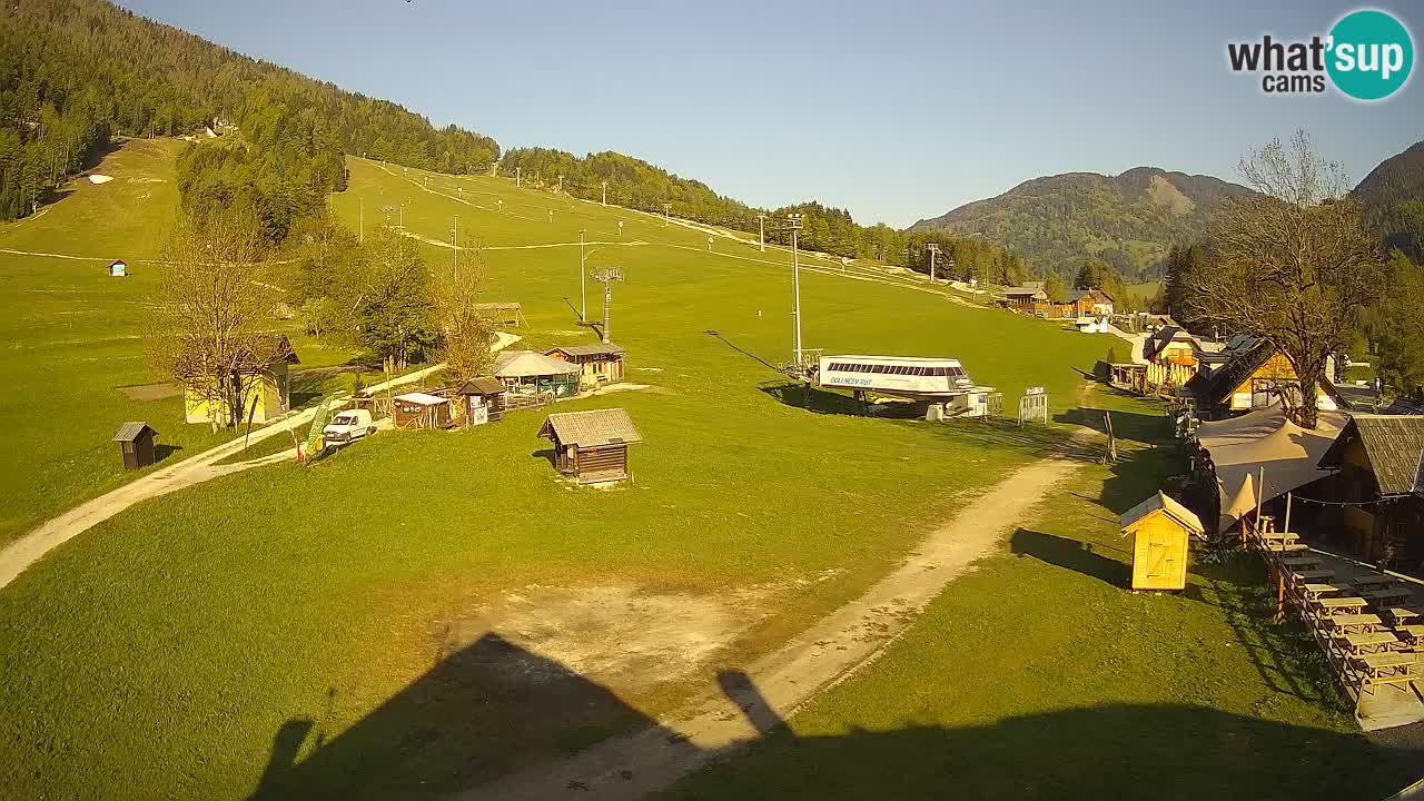 SKI Kranjska Gora webcam – Spiaggia – Piste Kekec e Mojca