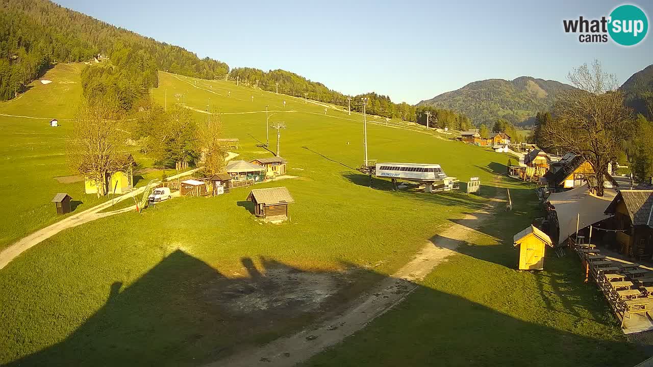 SKI Kranjska Gora webcam – Spiaggia – Piste Kekec e Mojca
