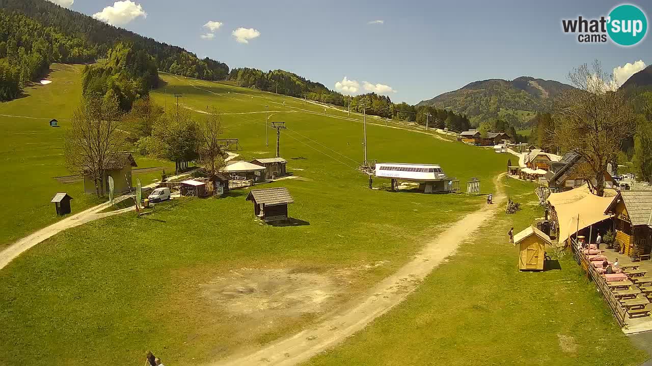 SKI Kranjska Gora webcam – Spiaggia – Piste Kekec e Mojca