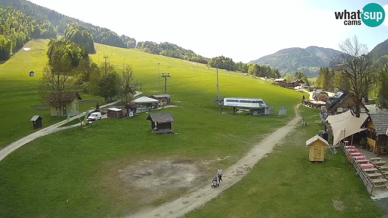 SKI Kranjska Gora webcam – Spiaggia – Piste Kekec e Mojca