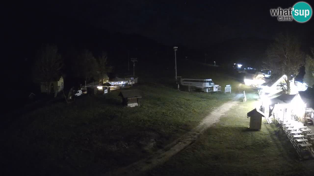 SKI Kranjska Gora webcam – Spiaggia – Piste Kekec e Mojca