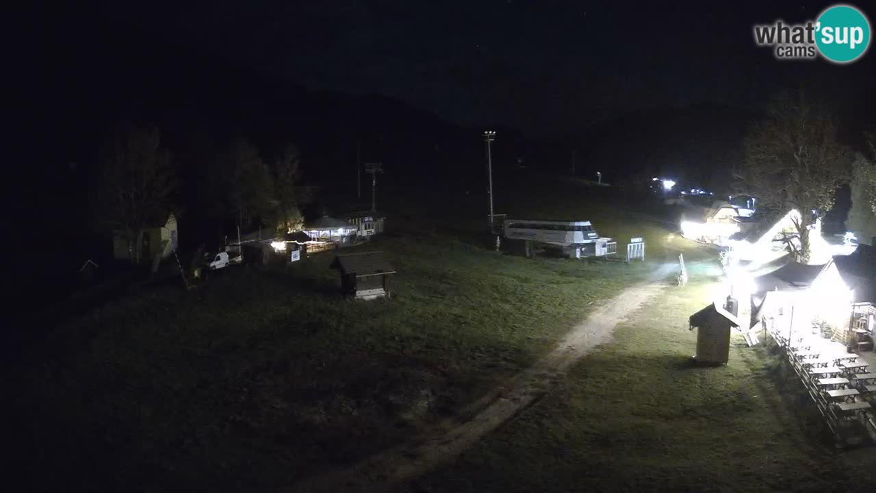 SKI Kranjska Gora webcam – Spiaggia – Piste Kekec e Mojca