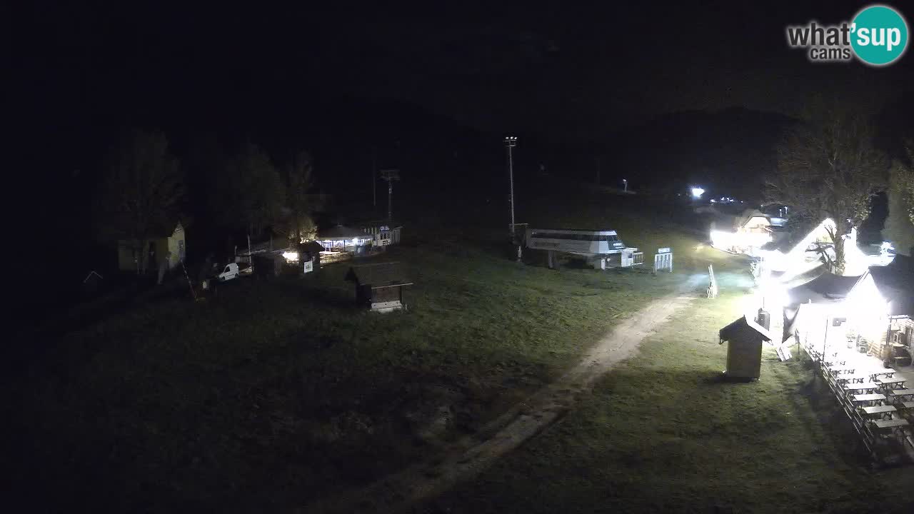 SKI Kranjska Gora webcam – Spiaggia – Piste Kekec e Mojca