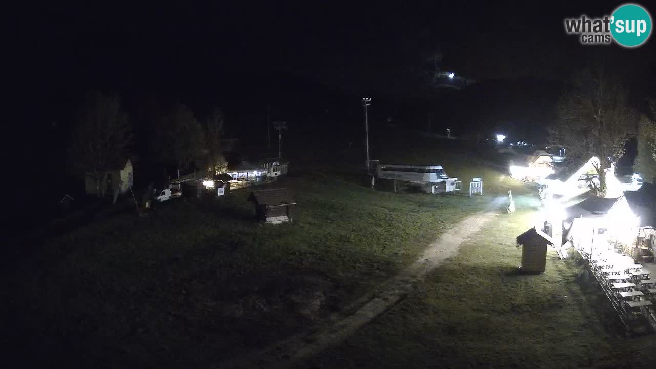 Kranjska Gora kamera Plaža – center dogajanja