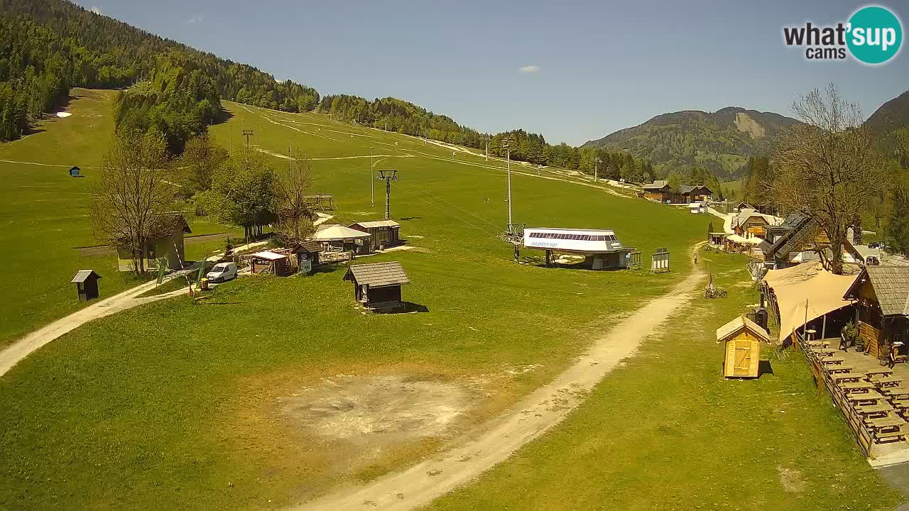Kranjska Gora kamera Plaža – center dogajanja