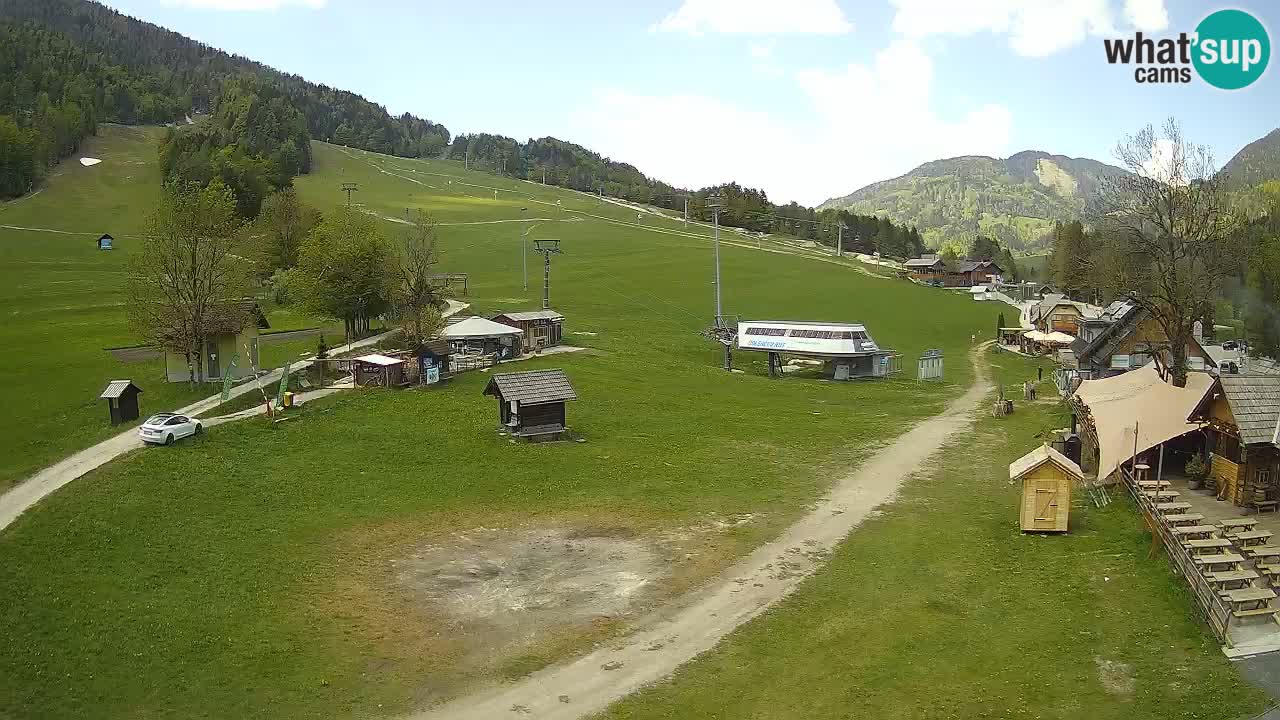SKI Kranjska Gora webcam – Spiaggia – Piste Kekec e Mojca