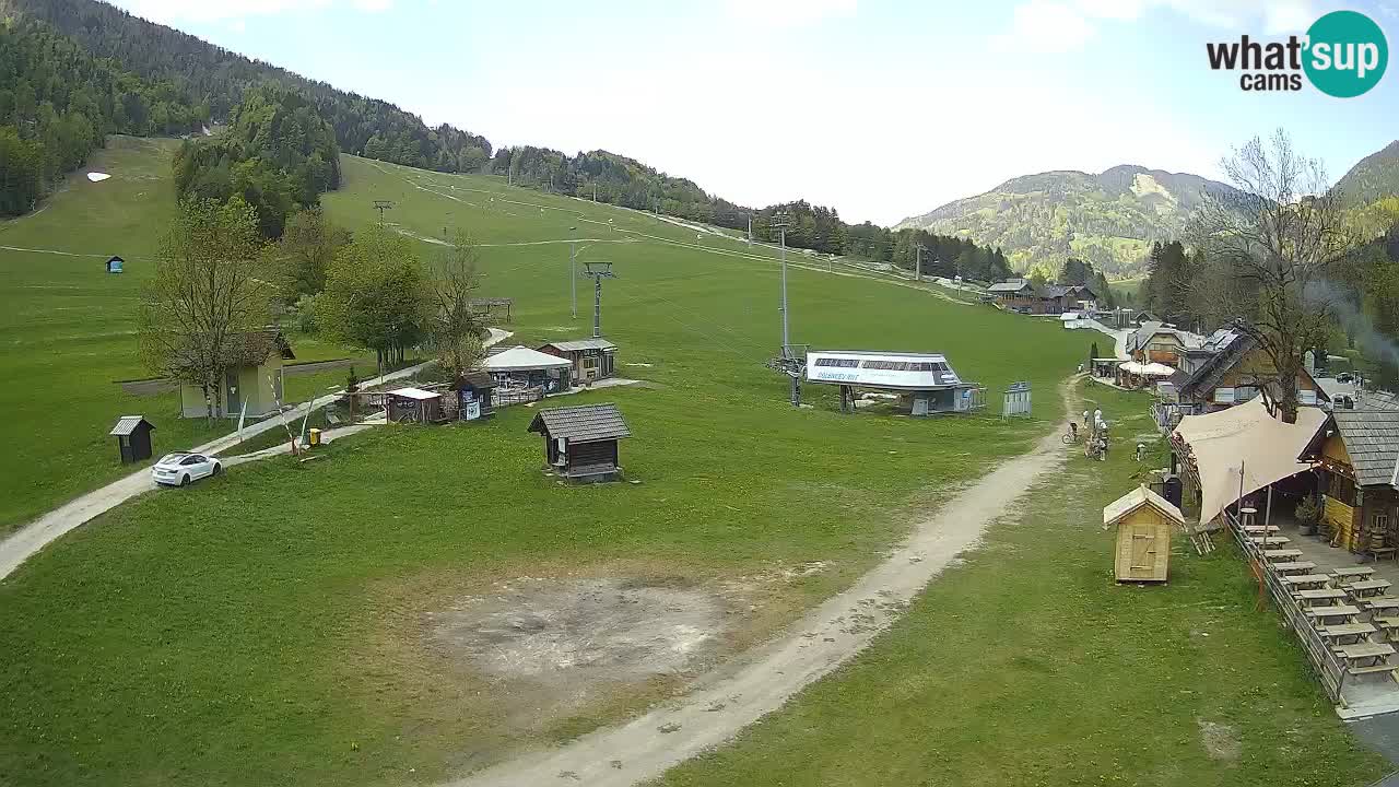 SKI Kranjska Gora webcam – Spiaggia – Piste Kekec e Mojca