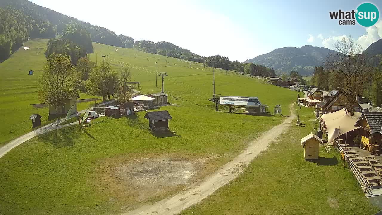 SKI Kranjska Gora webcam – Spiaggia – Piste Kekec e Mojca