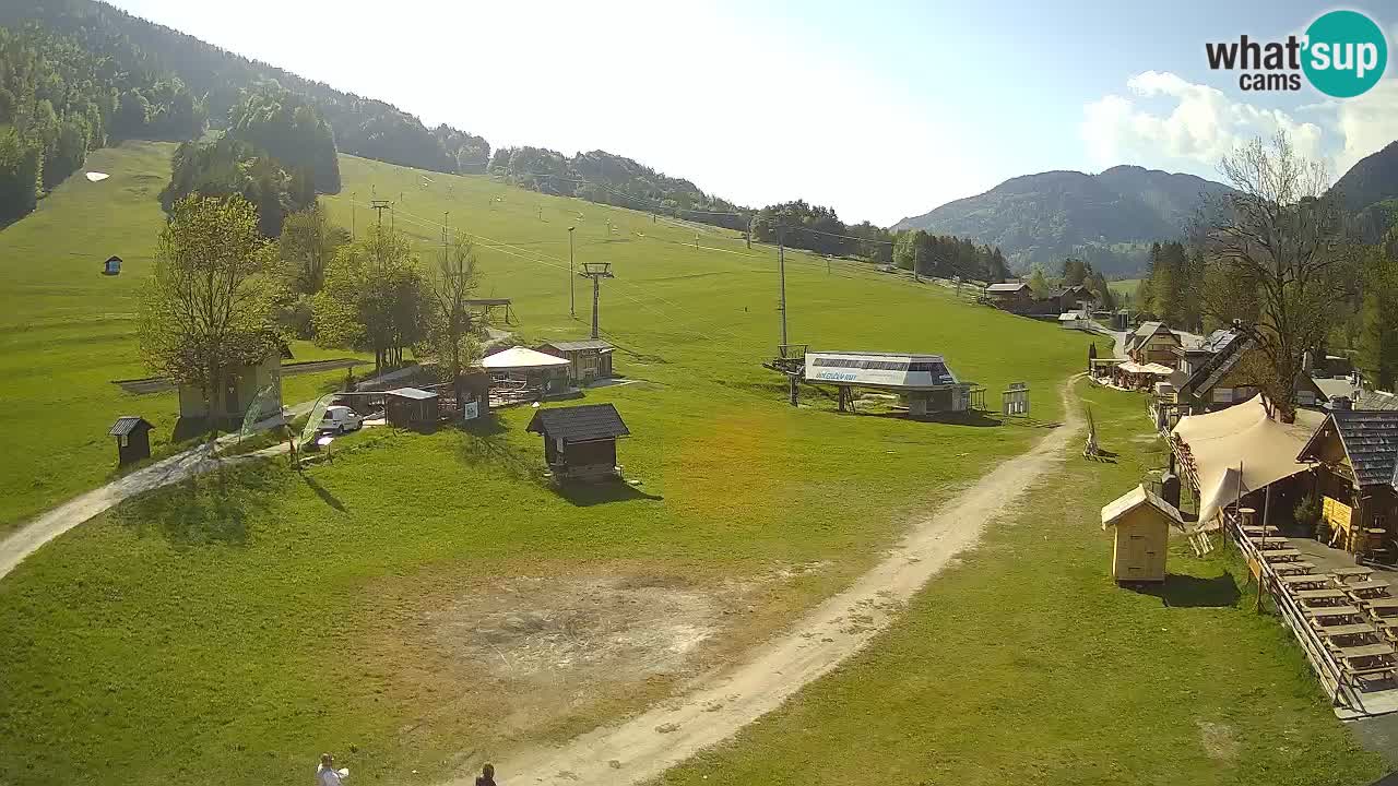 SKI Kranjska Gora webcam – Spiaggia – Piste Kekec e Mojca