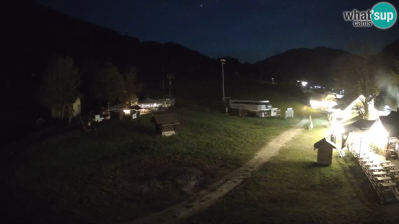 SKI Kranjska Gora webcam – Spiaggia – Piste Kekec e Mojca