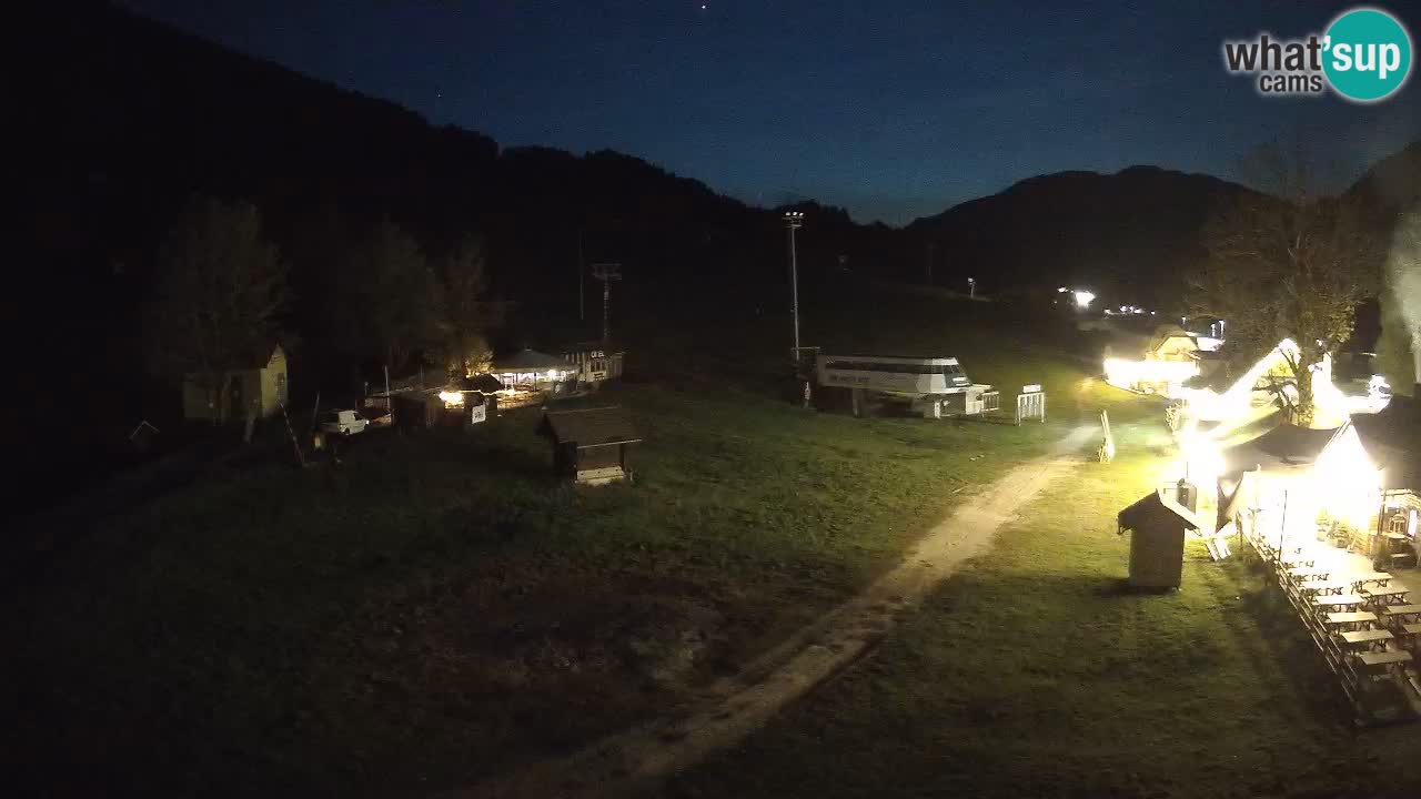 SKI Kranjska Gora webcam – Spiaggia – Piste Kekec e Mojca