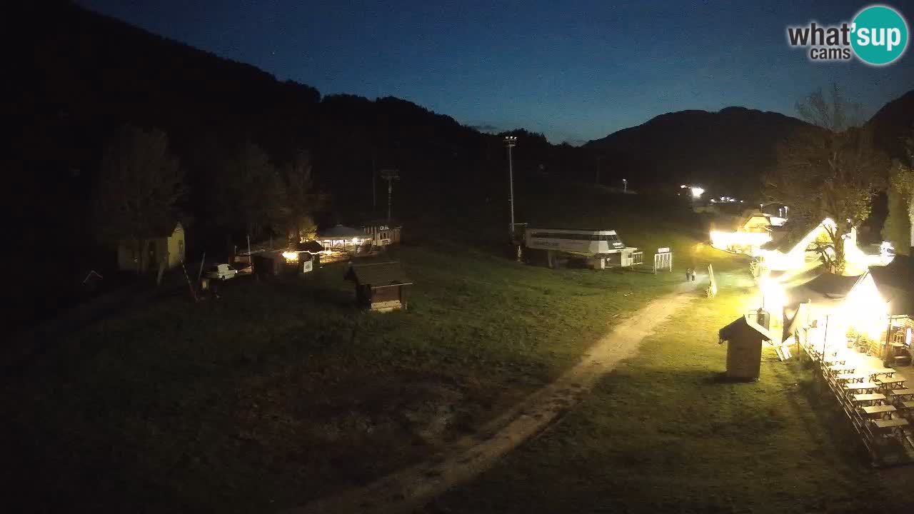 SKI Kranjska Gora webcam – Spiaggia – Piste Kekec e Mojca