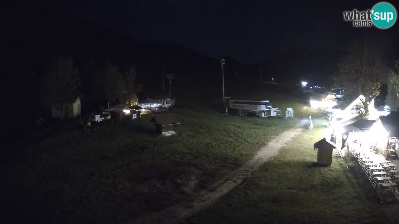 SKI Kranjska Gora webcam – Spiaggia – Piste Kekec e Mojca
