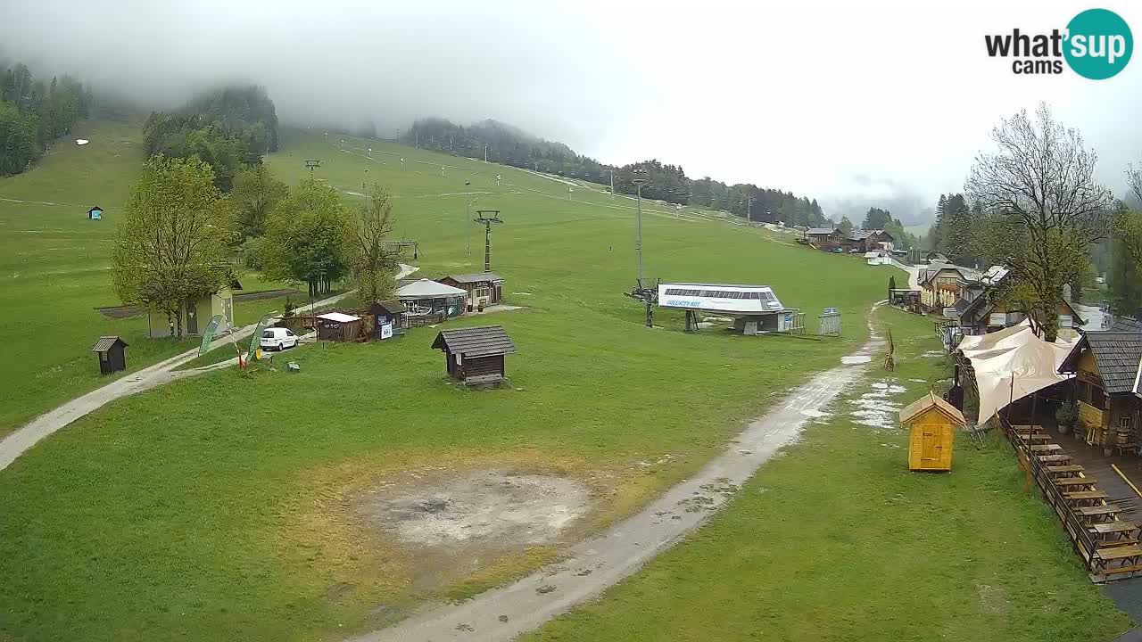 Kranjska Gora kamera Plaža – center dogajanja