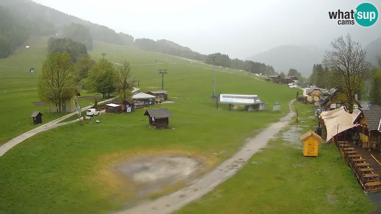 SKI Kranjska Gora webcam – Spiaggia – Piste Kekec e Mojca