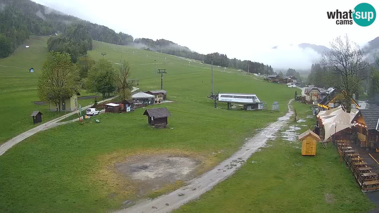 SKI Kranjska Gora webcam – Spiaggia – Piste Kekec e Mojca