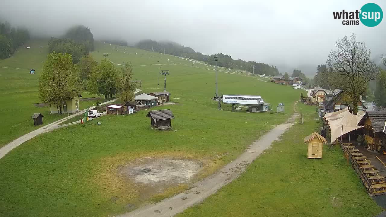 SKI Kranjska Gora webcam – Spiaggia – Piste Kekec e Mojca