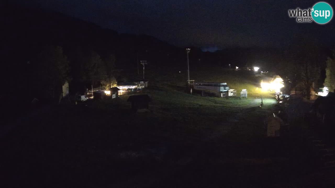 SKI Kranjska Gora webcam – Spiaggia – Piste Kekec e Mojca