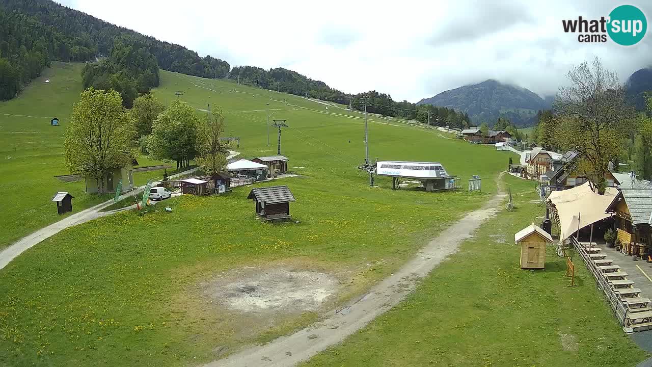 SKI Kranjska Gora webcam – Spiaggia – Piste Kekec e Mojca