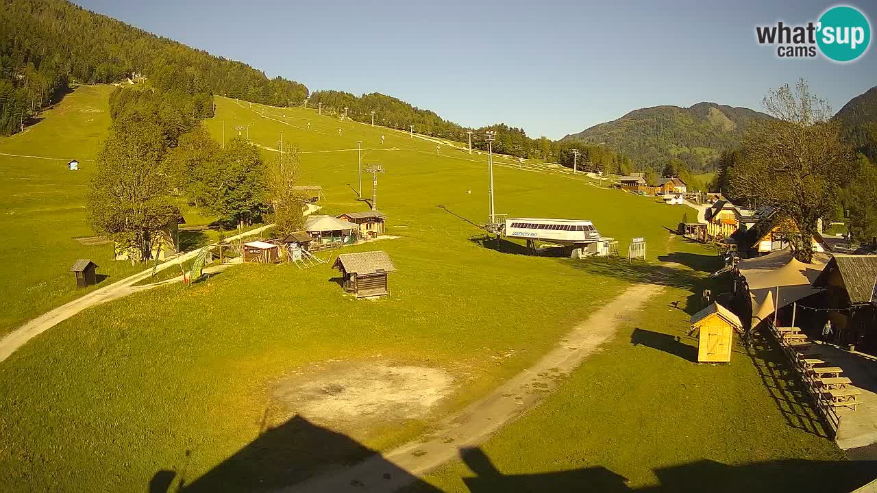 SKI Kranjska Gora webcam – Spiaggia – Piste Kekec e Mojca