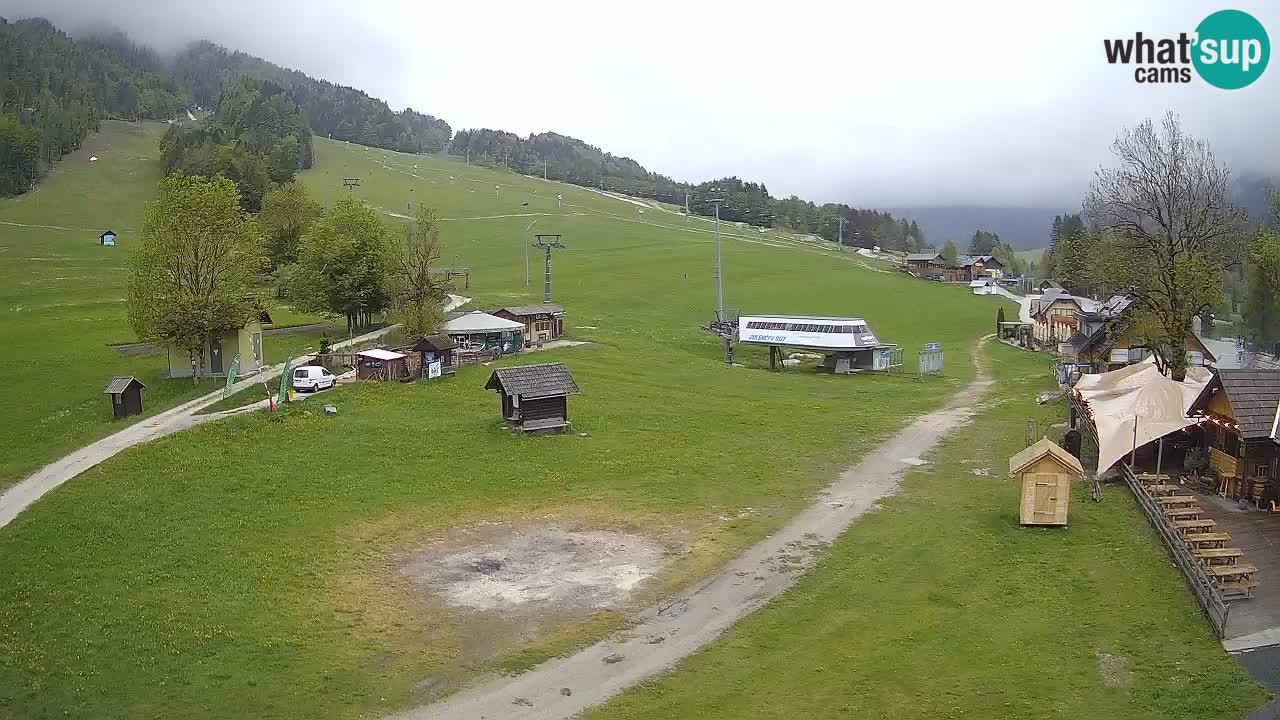 SKI Kranjska Gora webcam – Spiaggia – Piste Kekec e Mojca
