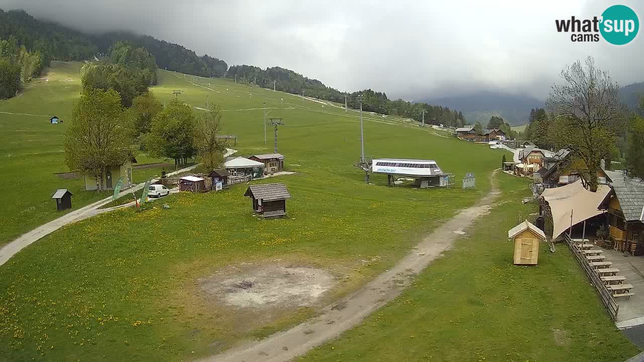 SKI Kranjska Gora webcam – Spiaggia – Piste Kekec e Mojca