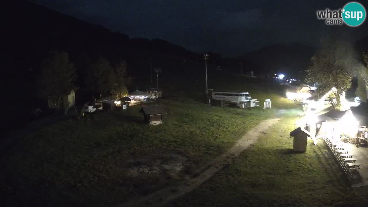 SKI Kranjska Gora webcam – Spiaggia – Piste Kekec e Mojca
