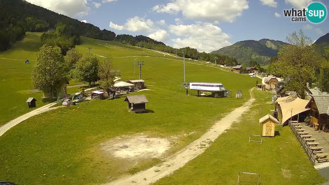 SKI Kranjska Gora webcam – Spiaggia – Piste Kekec e Mojca