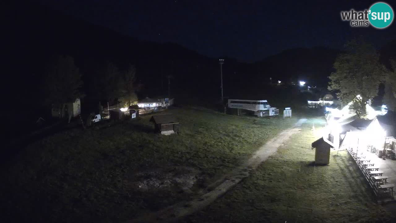 SKI Kranjska Gora webcam – Spiaggia – Piste Kekec e Mojca