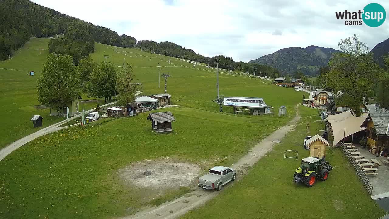 SKI Kranjska Gora webcam – Spiaggia – Piste Kekec e Mojca