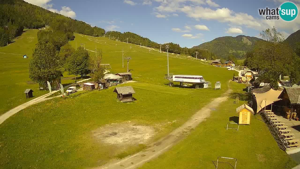 SKI Kranjska Gora webcam – Spiaggia – Piste Kekec e Mojca