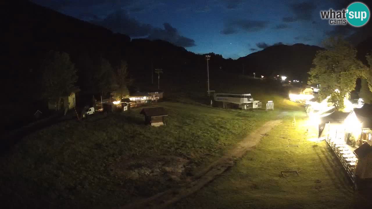 SKI Kranjska Gora webcam – Spiaggia – Piste Kekec e Mojca
