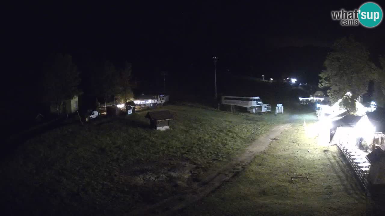 Kranjska Gora kamera Plaža – center dogajanja