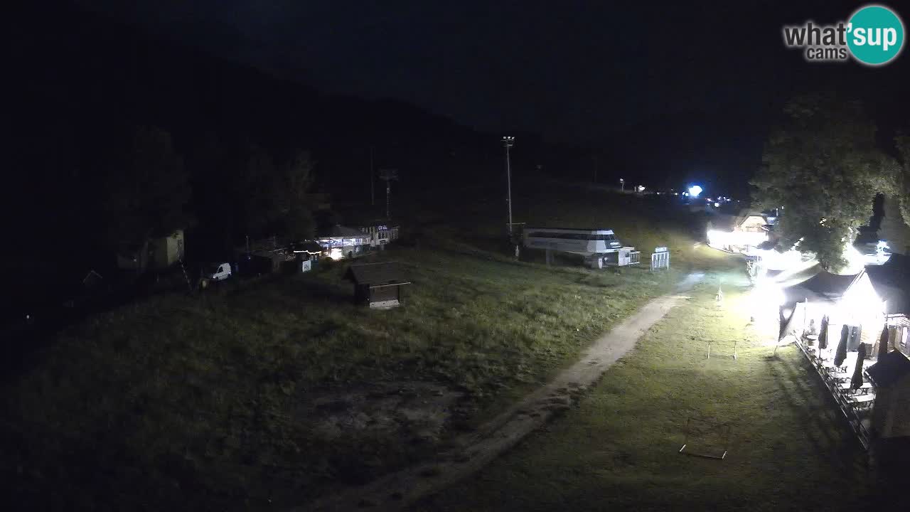 Kranjska Gora kamera Plaža – center dogajanja
