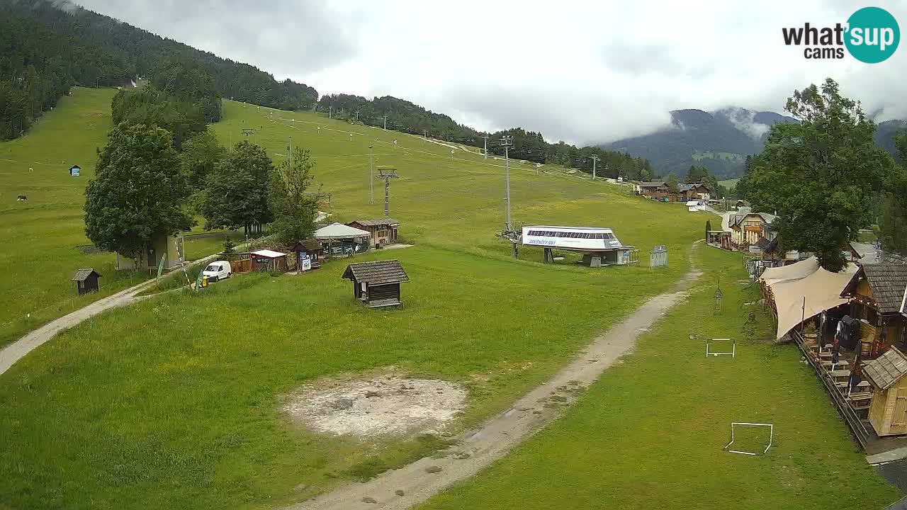 SKI Kranjska Gora webcam – Spiaggia – Piste Kekec e Mojca