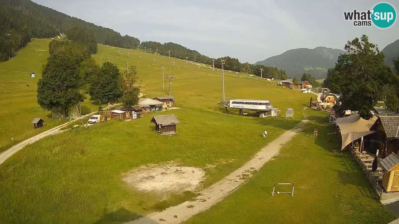 SKI Kranjska Gora webcam – Spiaggia – Piste Kekec e Mojca