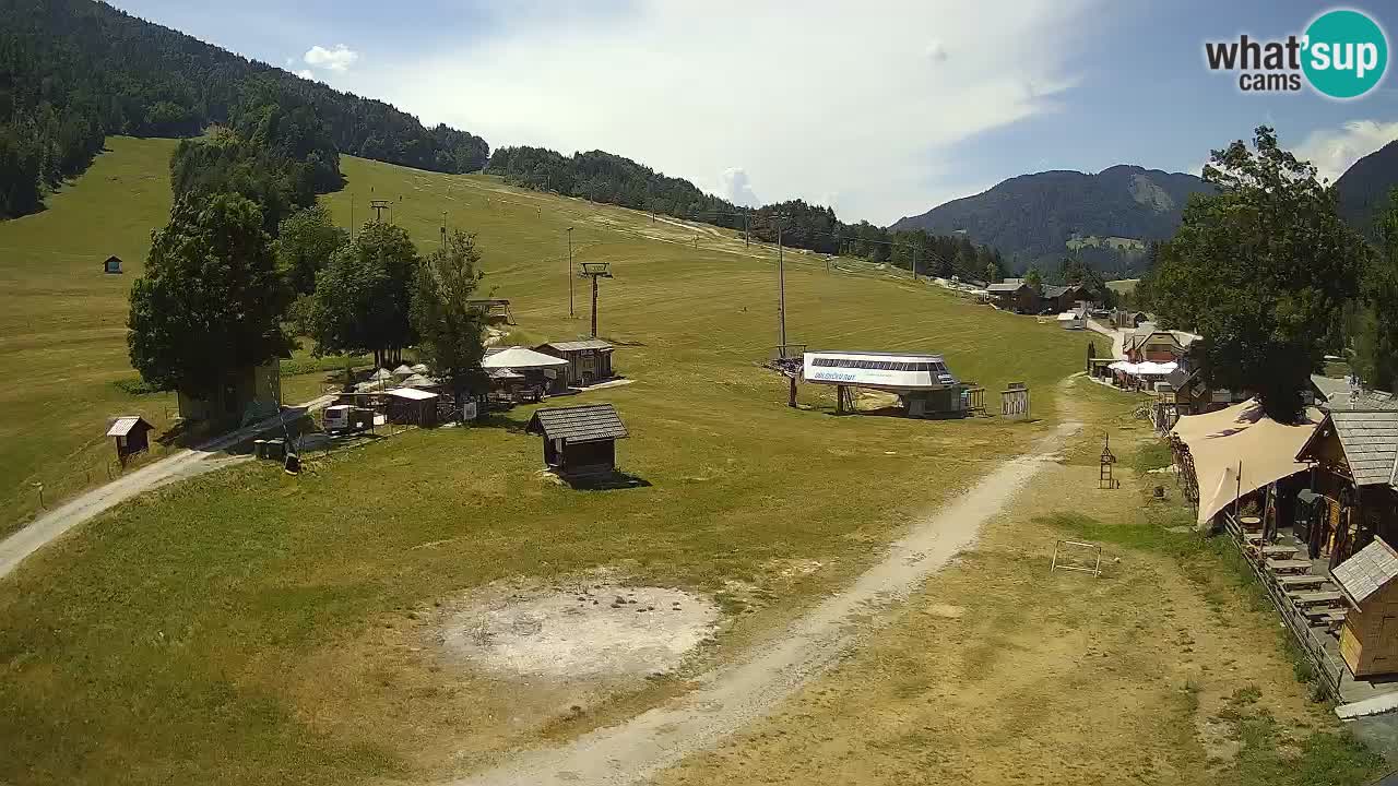 SKI Kranjska Gora webcam – Spiaggia – Piste Kekec e Mojca