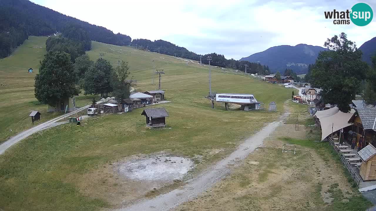 SKI Kranjska Gora webcam – Spiaggia – Piste Kekec e Mojca