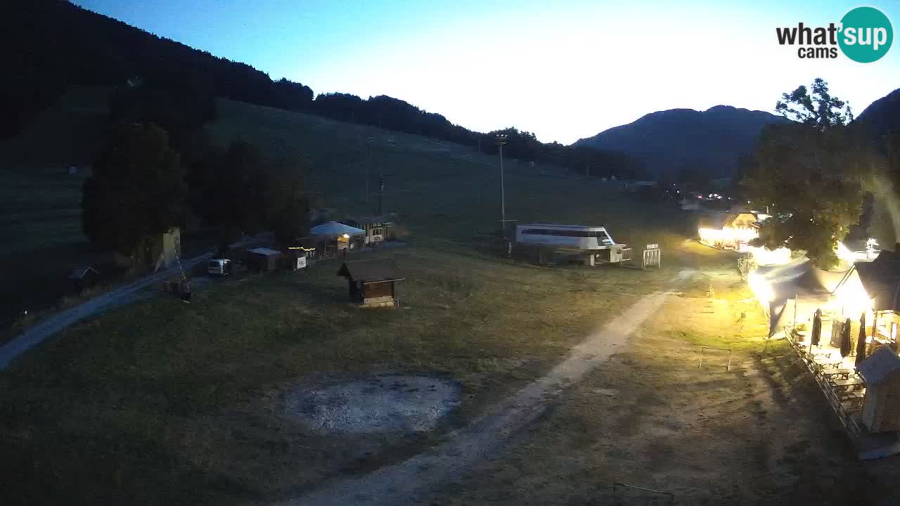 SKI Kranjska Gora webcam – Spiaggia – Piste Kekec e Mojca